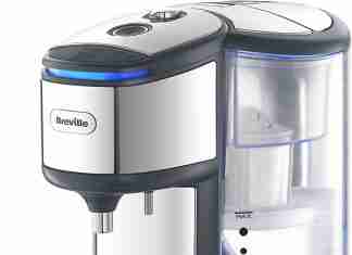 Breville BRITA HotCup Hot Water with Integrated Water Filter