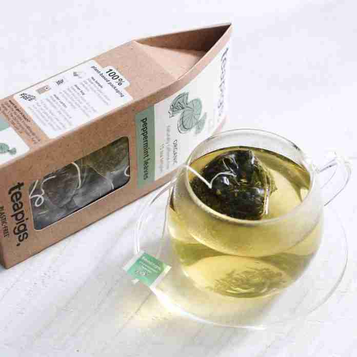 Teapigs Peppermint Herbal Tea Bags Made With Whole Leaves