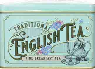 New English Teas Vintage Victorian Tea Tin