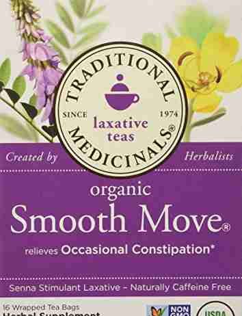 traditional medicinals organic smooth move herbal tea 2 pack 32 count 113 oz
