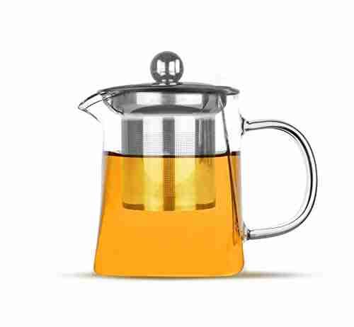 Best Tea Strainers For Loose Tea Single Cup For You in 2022 glass infuser teapot stainless steel loose leaf teapot filter heat