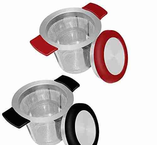188 stainless steel tea infuser with large capacity perfect size double