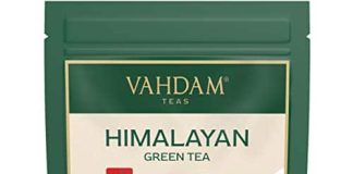 vahdam green tea leaves from himalayas 100 cups 255g 100 natural green