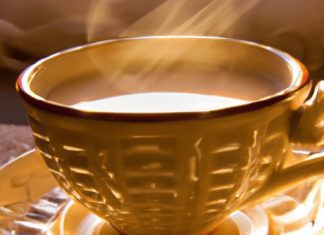 what is tea with milk called