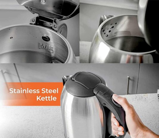 comparing and reviewing 5 electric kettles for hot water tea or coffee