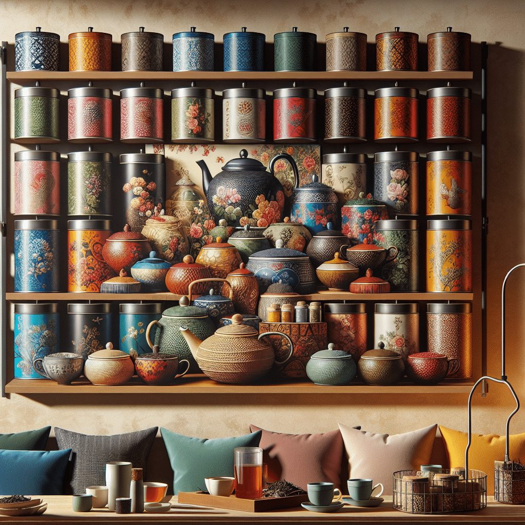 Tea Shelves - Display Tea On Wall-Mounted Tea Shelves