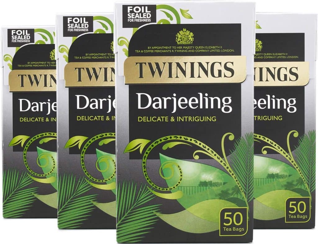 Twinings Darjeeling Tea 200 Tea Bags (Multipack of 4 x 50 Tea Bags)