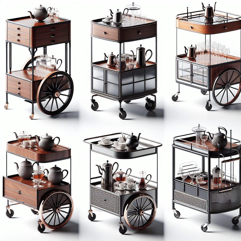 Tea Carts - Movable Carts To Transport Tea Service