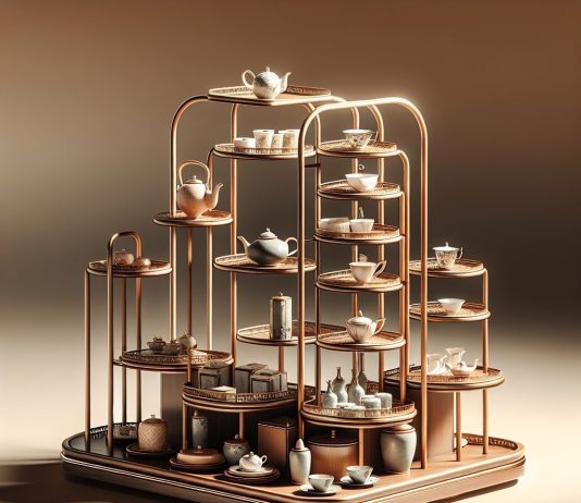 tea trays with stand raised tea tray display stands 4