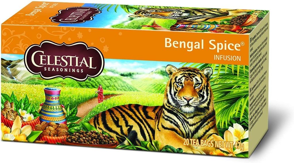 Celestial Seasonings Bengal Spice Caffeine Free Herbal Tea 20 Tea Bags (Pack of 3)