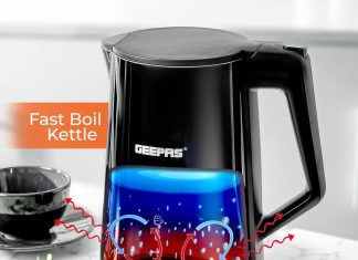 geepas 2200w illuminating electric kettle review