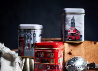 new english teas london sights mini tea tin gift with loose leaf black tea review