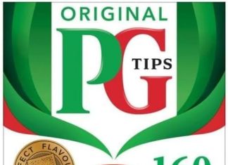 pg tips original 160 black tea bags review