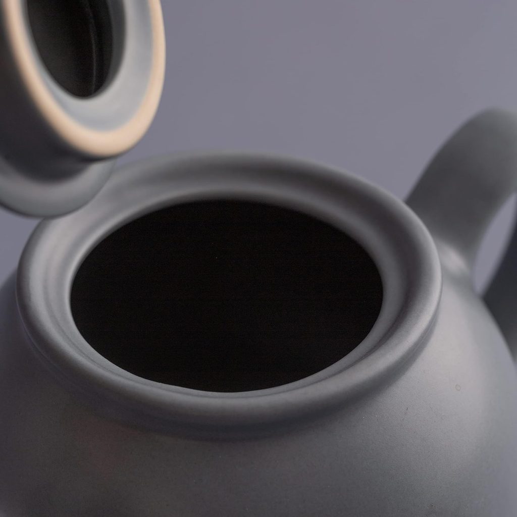 Price  Kensington 110 cl, 6 Cup Stoneware Teapot, Gloss White
