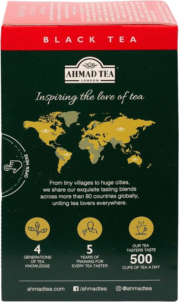 Ahmad Tea Peach  Passion Fruit Black Tea | Black Tea - 20 Teabag Sachets