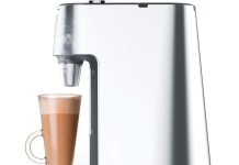 breville hotcup hot water dispenser 3 kw fast boil variable dispense and height adjust 2 l silver vkt111 2
