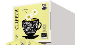 clipper organic chamomile tea bags 250 individually wrapped infusion teabag sachets bulk buy for home catering caffeine 