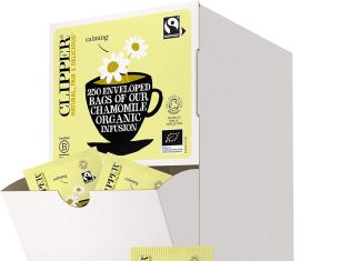 clipper organic chamomile tea bags 250 individually wrapped infusion teabag sachets bulk buy for home catering caffeine