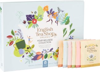 english tea shop organic your wellness collection gift pack 48 tea bags sachets 6 different flavours