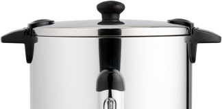 geepas electric catering urn 1650w instant hot water boiler dispenser tea urn kettle home brewing commercial or office u 2