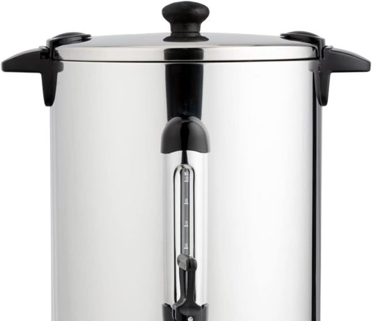 geepas electric catering urn 1650w instant hot water boiler dispenser tea urn kettle home brewing commercial or office u 2