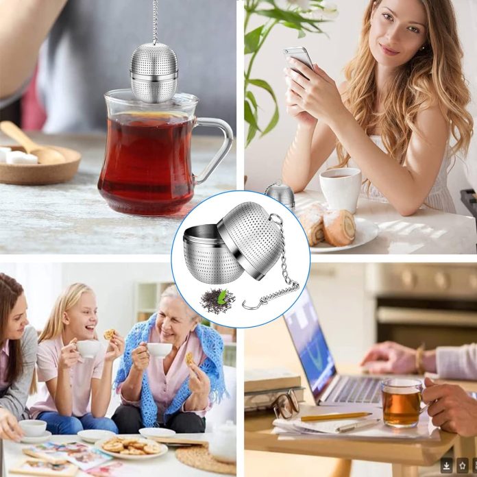 ijizuo tea infuser for loose tea stainless steel tea infuser mesh tea and herb ball strainer tea ball strainers infuser 1 1