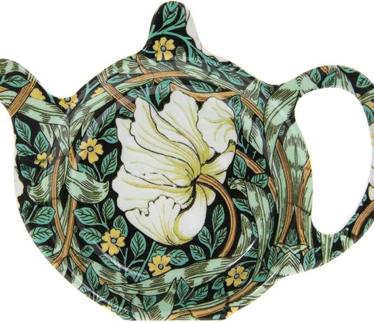 lesser pavey melamine william morris pimpernel tea bag holder