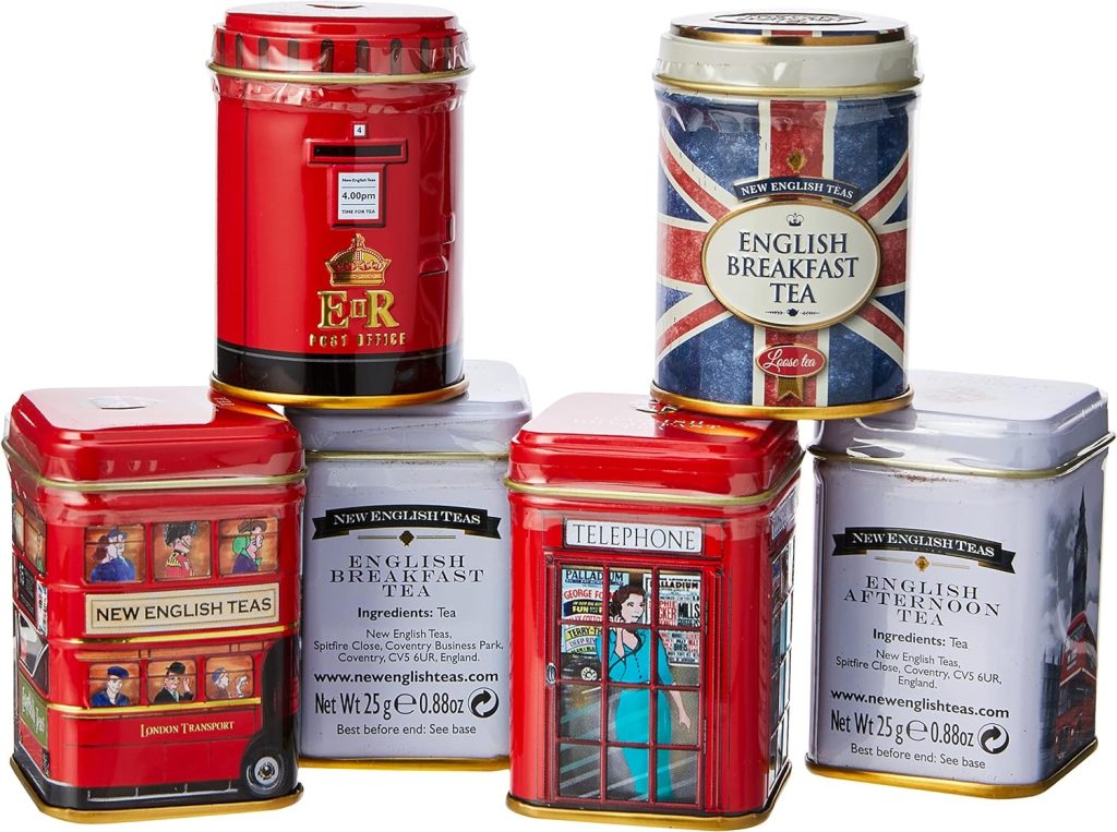 New English Teas British Mini Tin Tea Selection 140 g
