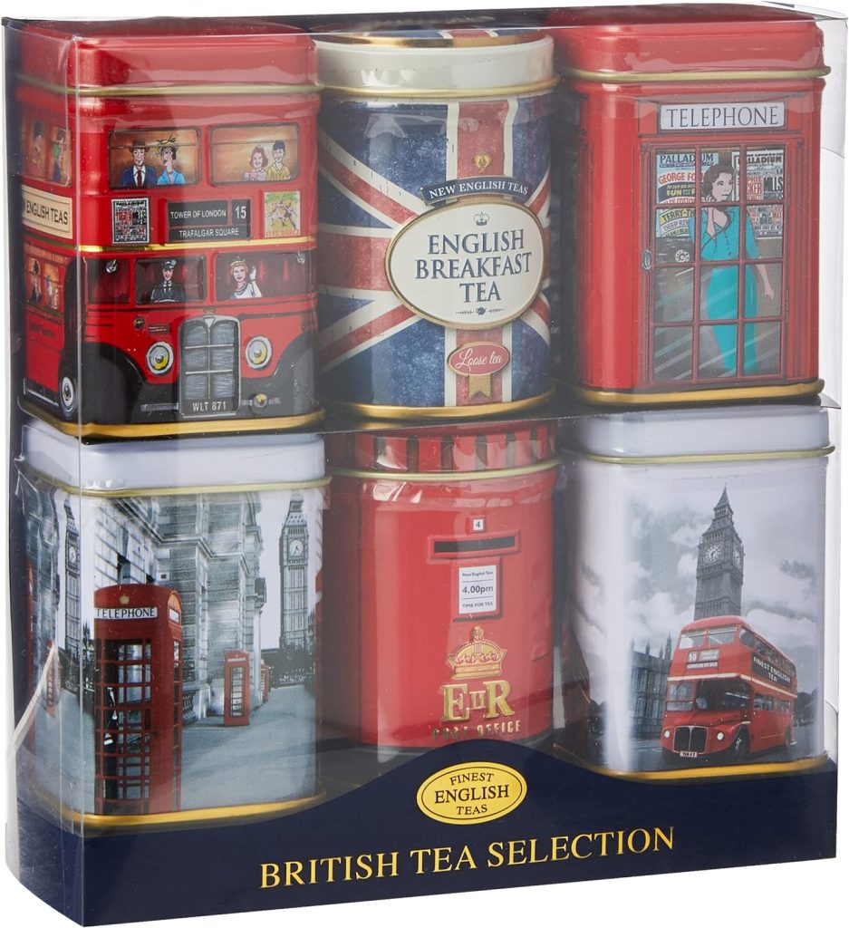 New English Teas British Mini Tin Tea Selection 140 g