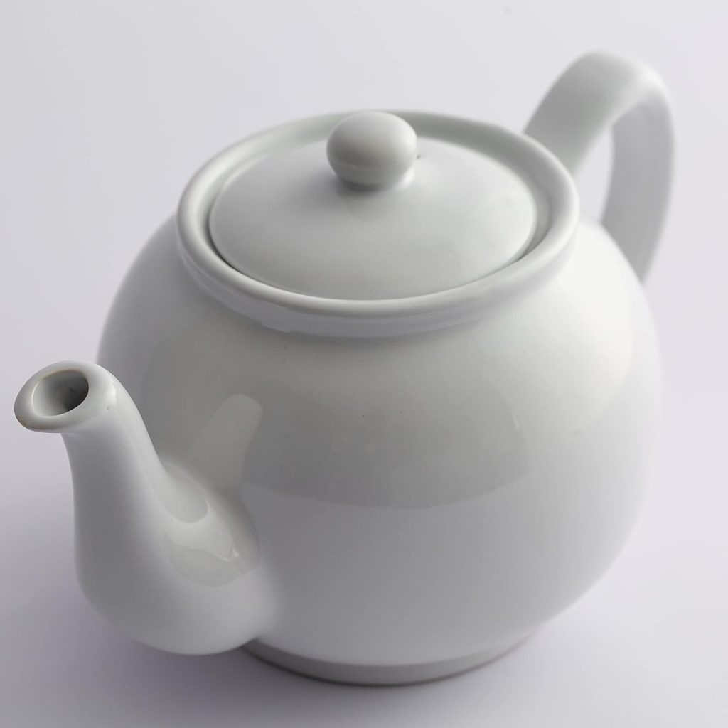 Price  Kensington White 6cup Teapot