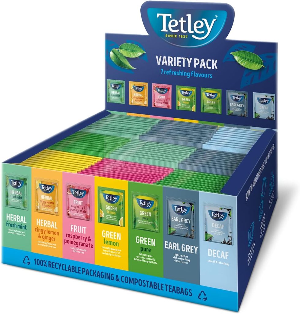 Tetley Enveloped Variety Pack 90 Envelopes