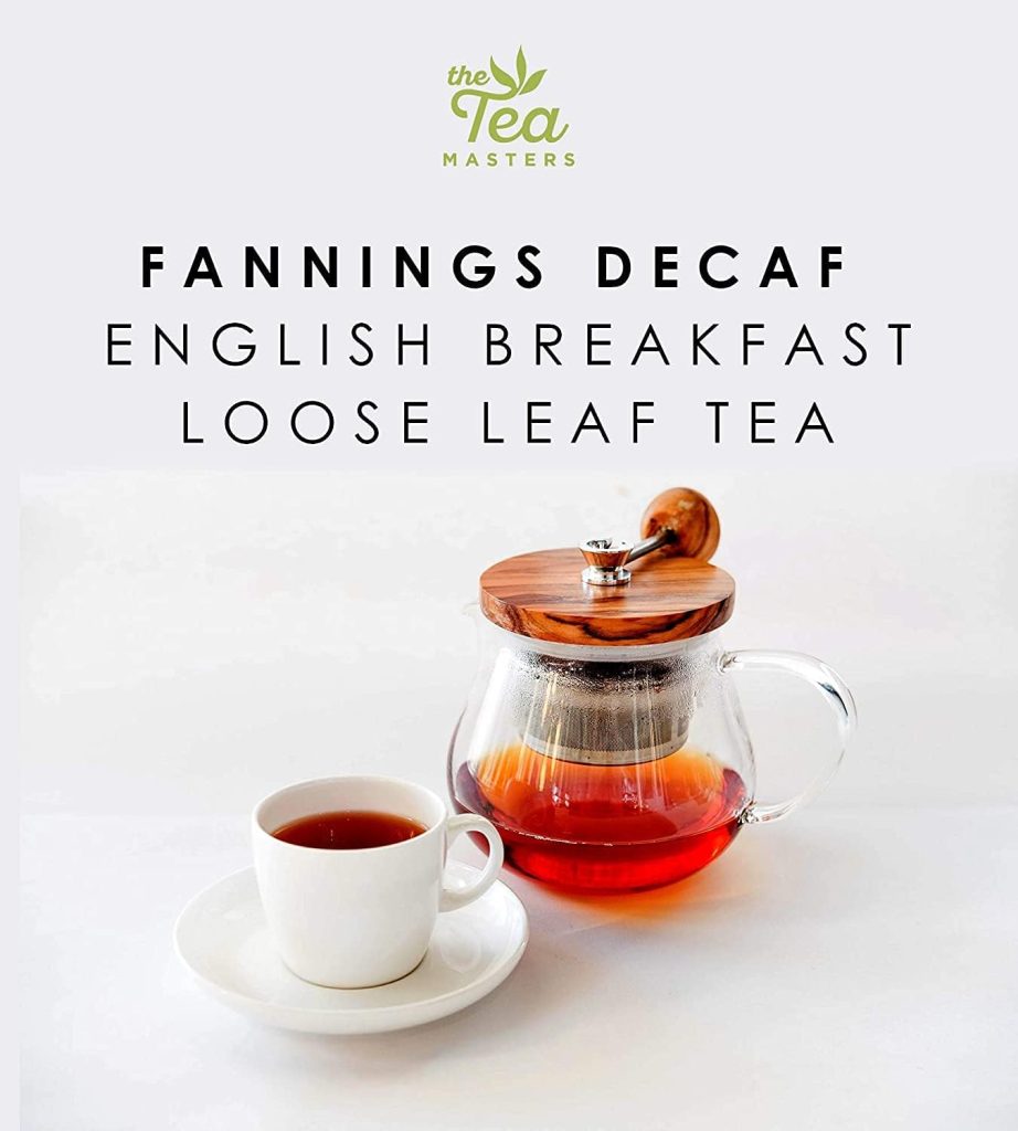 The Tea Masters Loose Leaf Tea - Decaf English Breakfast - Fannings (1x250g)