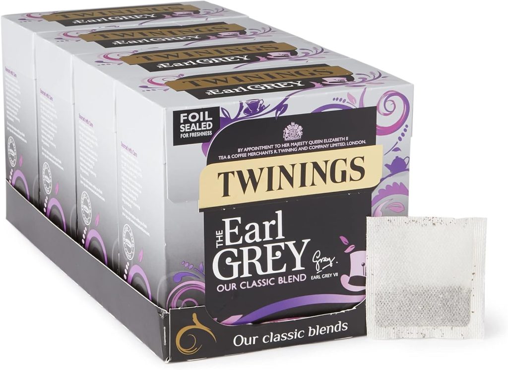 Twinings Earl Grey Tea 400 Bags (Multipack of 4 x 100 Tea Bags)