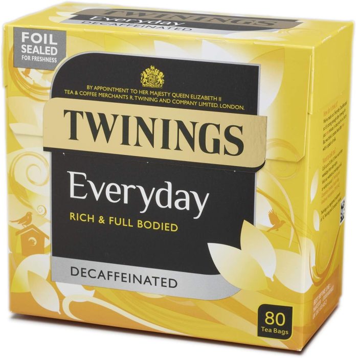 twinings everyday black tea decaffeinated pack of 80 1