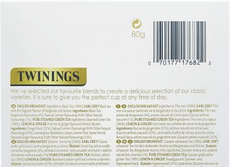 twinings favourite collection tea infusions box 4