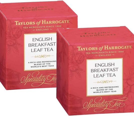 taylors of harrogate loose leaf tea 1kg english breakfast