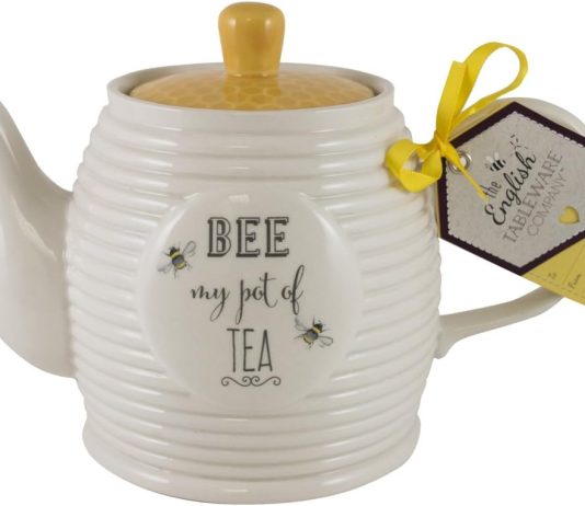 english tableware company bee happy bee my pot of tea teapot 1 litre