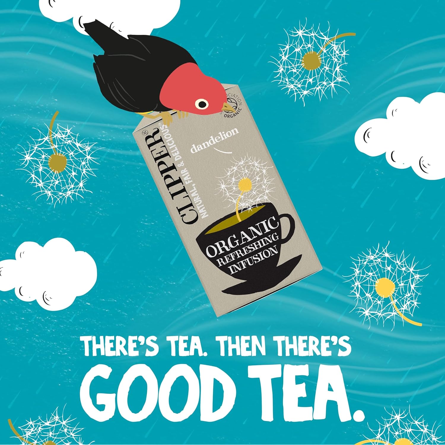 Clipper Organic Dandelion Tea Bags | 120 Dandelion Leaf Infusion Teabags (6 x Boxes of 20) | Bulk Buy for Home  Catering | Caffeine-Free Herbal Tea Bags | Natural, Unbleached  Biodegradable