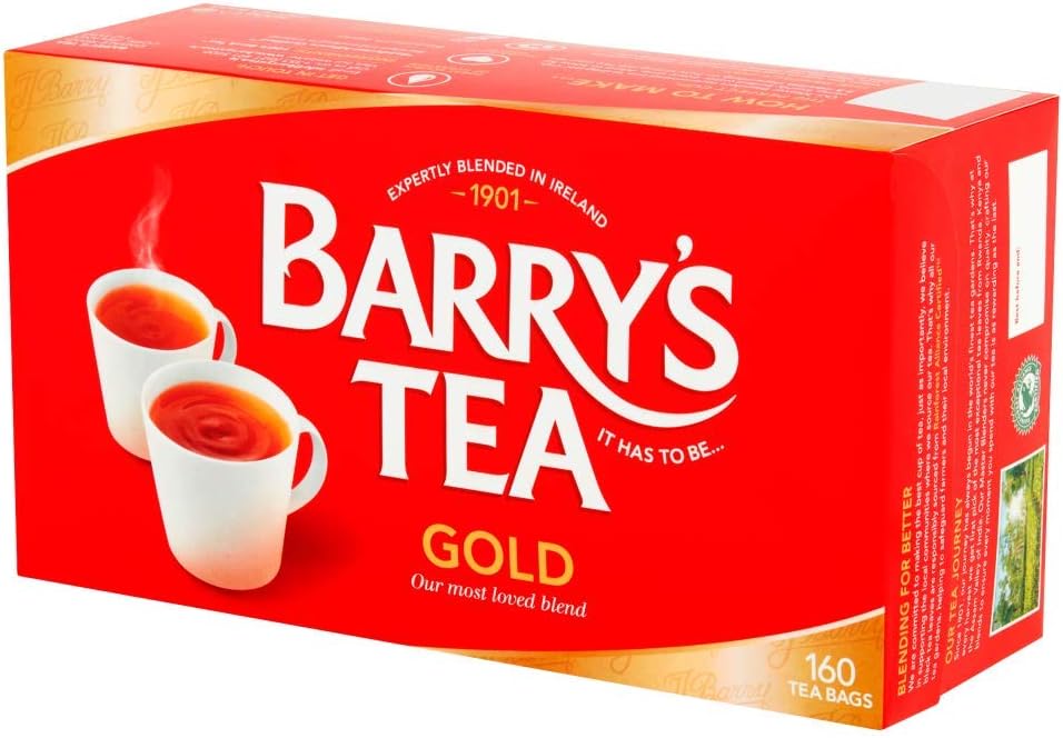 Barrys Tea Gold Blend 160 Biodegradable Black Tea Bags Barrys Tea Gold Blend 160 Biodegradable Black Tea Bags